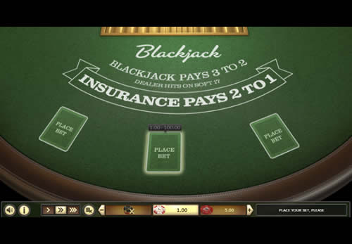 Single deck Online BlackJack